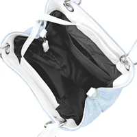 Kép 5/5 - Zellia Női Válltáska 24015 Jeans Blue-Fehér