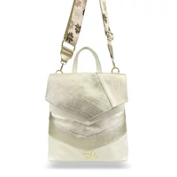 Kép 2/7 - Zellia női hátizsák 24039 beige arany ch