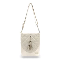 Kép 1/6 - Zellia Női Oldaltáska 24034 Beige Monaco - Steppelt -