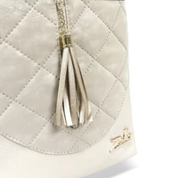 Kép 4/6 - Zellia Női Oldaltáska 24034 Beige Monaco - Steppelt -