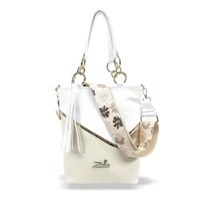 Kép 1/5 - Zellia Női Válltáska 24046 - Next C. Flowers - Beige-Fehér - Arany K.