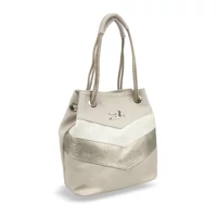 Kép 2/5 - Zellia Női Válltáska 24056 Beige-Arany - Pearl -
