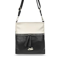 Kép 2/6 - Zellia Női Oldaltáska 24074 Fekete-Beige