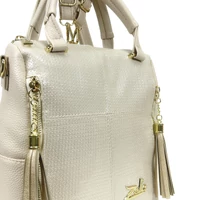 Kép 5/7 - Zellia Női Hátizsák 24122 Beige-Arany - Csillámos -