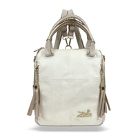 Kép 3/8 - Zellia Női Hátizsák 24122 Beige-Arany - Brw-Pearl -