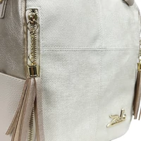 Kép 5/8 - Zellia Női Hátizsák 24122 Beige-Arany - Brw-Pearl -