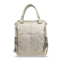 Kép 2/8 - Zellia Női Hátizsák 24122 Beige-Arany - Diamond-Groove -