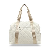 Kép 4/5 - Zellia Női Sporttáska 24128 Beige Matt - Steppelt -