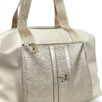 Kép 3/5 - Zellia Női Sporttáska 24128 Beige-Arany - Groove -