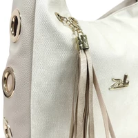 Kép 3/5 - Zellia Női Válltáska 24151 Beige-Arany - Pearl -