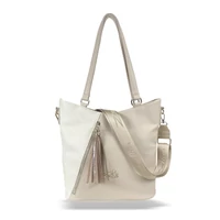 Kép 1/5 - Zellia Női Válltáska 24167 Beige-Arany - Pearl -