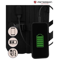 Kép 13/19 - Peterson Hátizsák Ptn 24421-5074 Black - 45 X 30 X 25 Cm