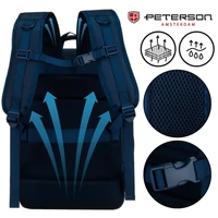 Kép 9/19 - Peterson Hátizsák Ptn 24421-5098 Navy  - 45 X 30 X 25 Cm