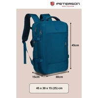 Kép 3/19 - Peterson Hátizsák Ptn 24421-5104 Blue  - 45 X 30 X 25 Cm