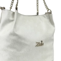Kép 3/5 - Zellia Női Válltáska 25025 Beige - Pearl -