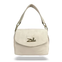 Kép 1/9 - Zellia Női Oldaltáska 25101 Beige - Velúr -