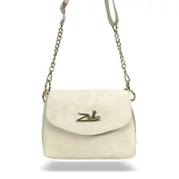 Kép 3/9 - Zellia Női Oldaltáska 25101 Beige - Velúr -