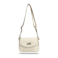 Kép 4/9 - Zellia Női Oldaltáska 25101 Beige - Velúr -
