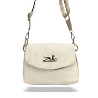Kép 5/9 - Zellia Női Oldaltáska 25101 Beige - Velúr -