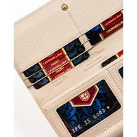 Kép 5/9 - Peterson Női Bőr Pénztárca 42100-Sbr - Rfid Védelemmel - Beige