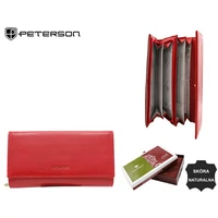Kép 5/11 - Peterson Női Bőr Pénztárcaptn 42100-Sgn-7785 Red - Piros