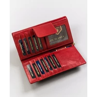 Kép 8/11 - Peterson Női Bőr Pénztárcaptn 42100-Sgn-7785 Red - Piros