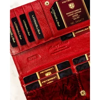 Kép 8/12 - Peterson Női Bőr Pénztárca   PTN   42106-BF-0469   Red