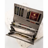 Kép 8/12 - Peterson Női Bőr Pénztárca   PTN   42106-BF-0476   Silver