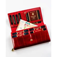 Kép 6/11 - Peterson Női Bőr Pénztárca Ptn 42106-Cb-8720 Red - Piros