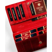 Kép 7/11 - Peterson Női Bőr Pénztárca Ptn 42106-Cb-8720 Red - Piros
