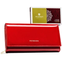 Kép 1/12 - Peterson Női Bőr Pénztárca Ptn 42106-Saf-8584 Red - Piros