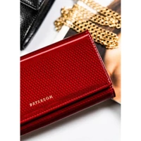 Kép 3/11 - Peterson Női Bőr Pénztárca Ptn 42106-Sbr-0790 Red - Piros