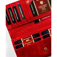 Kép 7/11 - Peterson Női Bőr Pénztárca Ptn 42106-Sgn-8423 Red