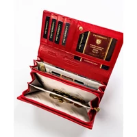 Kép 8/11 - Peterson Női Bőr Pénztárca Ptn 42106-Sgn-8423 Red