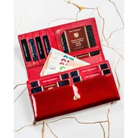 Kép 6/11 - Peterson Női Bőr Pénztárca Ptn 42106-Sh-8508 Red