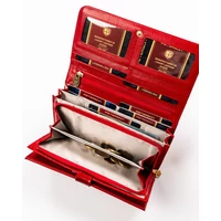 Kép 8/11 - Peterson Női Bőr Pénztárca 421077-Saf-7228 Red - Piros