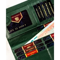 Kép 8/10 - Peterson Női Bőr Pénztárca Ptn 421431-Dsl-6174 Green