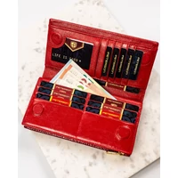 Kép 6/9 - Peterson Női Bőr Pénztárca Ptn 421431-Dsl-6181 Red