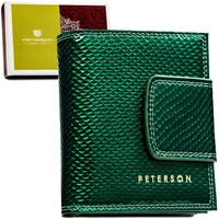 Kép 1/10 - Peterson Női Bőr Pénztárca Ptn 42329-Dsl-6112 Zöld