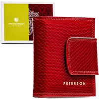Kép 1/9 - Peterson Női Bőr Pénztárca Ptn 42329-Dsl-6129 - Piros