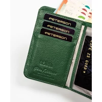 Kép 9/12 - Peterson Női Bőr Pénztárca 425214-Dsl-6143 Green - Zöld