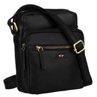 Kép 1/8 - Peterson Férfi Bőr Oldaltáska Ptn 710-Opu-4604 Black - Black