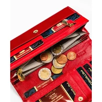 Kép 10/10 - Peterson Női Bőr Pénztárca Ptn 72037-Saf-8638 Red - Piros