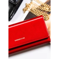 Kép 3/10 - Peterson Női Bőr Pénztárca Ptn 72037-Saf-8638 Red - Piros