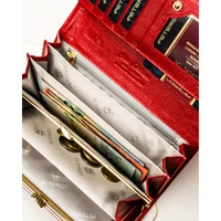 Kép 8/8 - Peterson Női Bőr Pénztárca Ptn 72401-Dsl-2820 Red