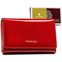 Kép 1/11 - Peterson Női Bőr Pénztárca Ptn 76112-Saf-8591 Red