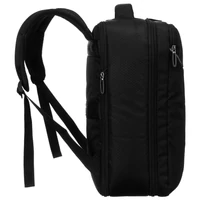 Kép 4/15 - Peterson Hátizsák - Kézipoggyász -  Ptn Bocian-6408 Black - Fekete - 40 X 25 X 20 Cm -