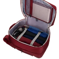Kép 13/14 - Peterson Hátizsák - Kézipoggyász -  Ptn Bocian-6422 Burgundy - Bordó - 40 X 25 X 20 Cm -