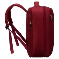Kép 5/14 - Peterson Hátizsák - Kézipoggyász -  Ptn Bocian-6422 Burgundy - Bordó - 40 X 25 X 20 Cm -