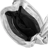Kép 5/5 - Zellia Női Válltáska C156 Ezüst - Glass -